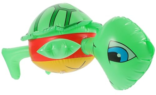 Milisten Aufblasbarer Pvc Schildkröten Ballon Partydeko Langlebig Luftdicht Leicht Tragbar Für Tiermotto Party Und Poolspielzeug