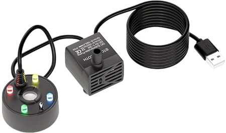 LIXSAZSE Fontane per piscine illuminano la piscina con luci LED subacquee, luci per giochi d'acqua a LED in ABS, subacquee per laghetti