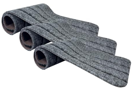 Protections pour Marches de Remorque | Set de 3 Protections pour Escaliers de Véhicule Récreatif | Accessoires De Tapis Imperméables Et Ajustables pour Pont Intérieur, Remorques, Camping-Cars,
