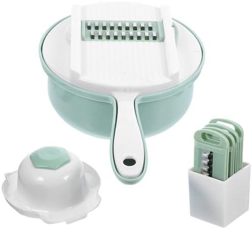 DIYEAH Pelador y Rallador de Verduras de Cocina Multifuncional de Acero Inoxidable Ligero y Portátil Diseño Ergonómico Adecuado para Cortar y Rallar Verduras Color Color Aleatorio