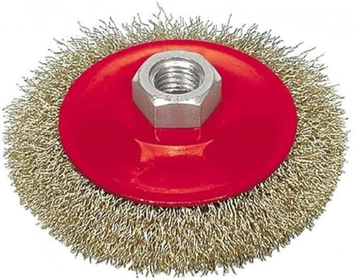 VOREL 06973 - circular de 115 mm de cepillo, alambre ondulado