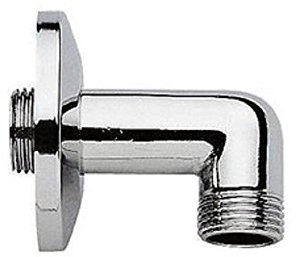 Platzsparender Wandanschlussbogen für Duschschläuche/Handbrausen/kleine slim Ausführung/Anschlussbogen/Wandanschluss für Brauseschläuche/mini/kompakt/kurz