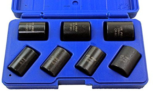 US PRO 7pc 1/2 DR Locking Wheel Twist Sockets 2075