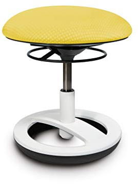Topstar Kindersitzhocker Sitness Bobby Alu weiß lackiert buttercup-gelb