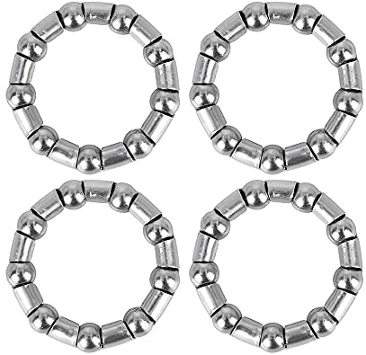 X AUTOHAUX 4pcs 44mm x 9 Ball Bearing Cages Crank Bearings for Bicycle | Wheel Bearing Retainer, Durable