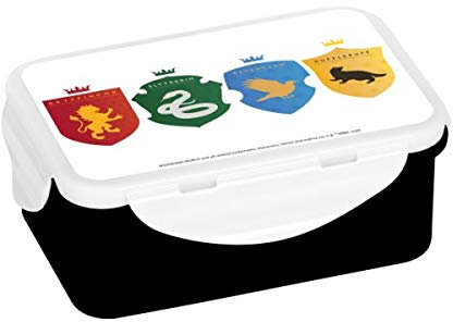 Harry Potter Brotdose, PP, schwarz, 16 x 10,5 x 6,5 cm, 16998