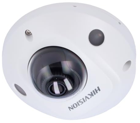 Hikvision DS-2CD2543G2-IWS (2,8 mm) Dome övervakningskamera med 4 megapixlar, upp till 30 m belysning, professionell övervakningskamera