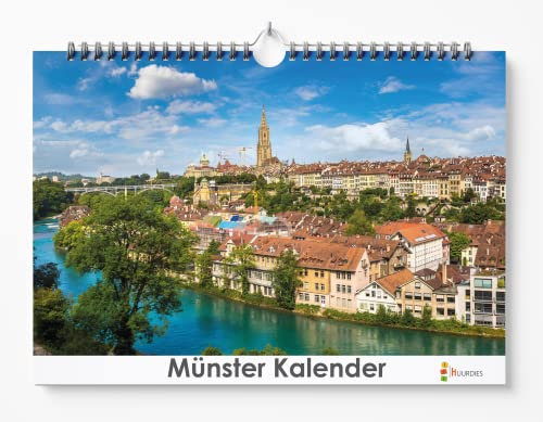 Huurdies ® - Deutsche Städte Geburtstagskalender - 35x24cm - Wandkalender -. (Münster)