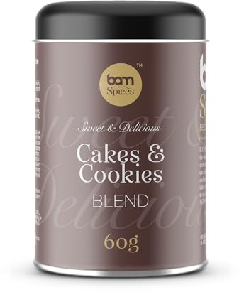 BAM Miscela di Spezie – Per Cucinare Piatti Dolci e Salati, Senza Glutine, Aromi Naturali, Senza Additivi – Torte & Biscotti, 60 g