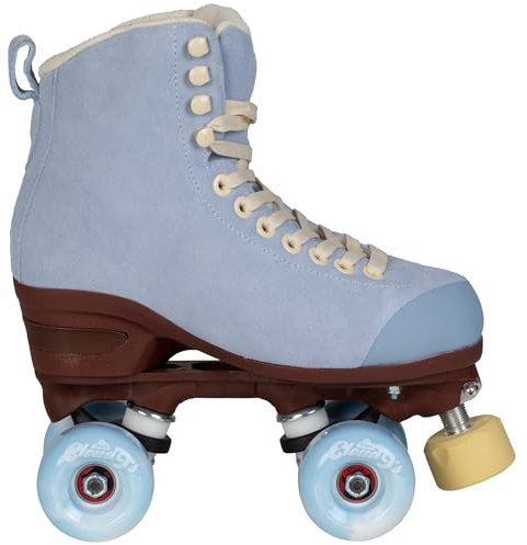Chaya Rollschuhe Elite Angel Blue - Roller Skates für Damen und Herren im Retro-Look für Roller-Disco - Roll-Schuhe in Blau
