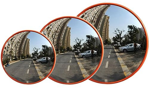 30cm Konvexspiegel Verkehrsspiegel 130° Weitwinkel, Wetterfest Panoramaspiegel Sicherheitsspiegel mit Wandhalterung, für Garage, Verkehr, Einfahrten, Hof