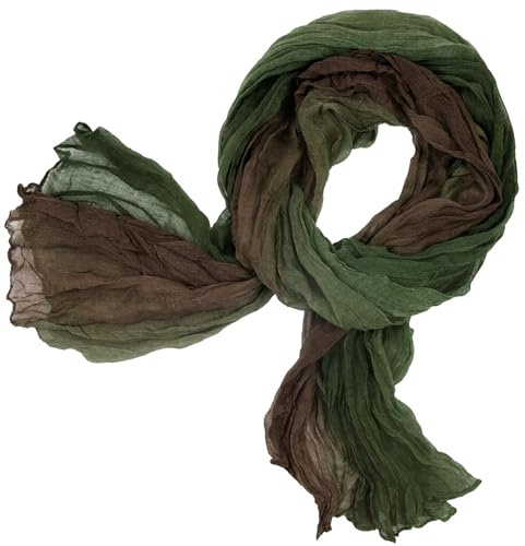 Gloop Damen Schal leichter Loop schal Schlauchschal Tuch mit Farbverlauf | Viele Farben leichte für Frühling, Herbst, Winter, Schal