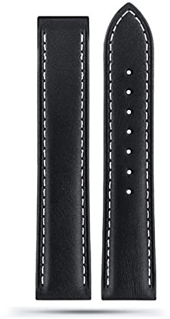 KAVJU Für Omega Seamaster 300 150 Speedmaster 007 AT150 Uhrenarmband braun Faltschließe 19 mm 20 mm 21 mm italienisches Lederarmband, 22 mm, Kunststoff, Achat
