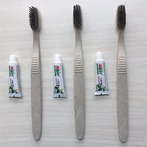 AURMOO 30x Reisezahnbürste mit Zahnpasta, Reise Zahnbürste Set, | Einweg Zahnbürste mit Zahnpasta-set, Reisezahnbürste, Travel Toothbrush, Zahnbürsten, Einzeln Verpackt.