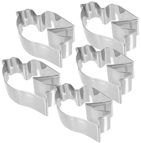 AUTSUPPL Ausstechformen Taube 5 Stück Aus Edelstahl Wiederverwendbar Und Robust Zum Backen Für Fondant Geeignet Für Festliche Anlässe Und Kreative Backideen