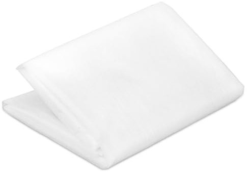 KALIONE Bügelvlies Weiß 100 x 90 cm Aufbügelbarer Einlagestoff 25g/m² Leichtes Doppelseitig Schmelzbar Vlies Vliesstoff für Bügelfalten, Nähhandwerk, Verstärkte Bekleidung