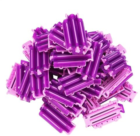 Juego profesional de ondas permanentes con 45 clips de rodillo, rulos permanentes de peluquería, volumen y estilo, herramientas de ondulación permanente para el cuidado del cabello en casa, juego de