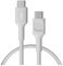 Green Cell PowerFlex USB-C Kabel 100W 30cm – Kurzes USB C auf USB C Ladekabel – Flexibles, weiches Silikonkabel für Powerbank, iPhone 16, iPad, MacBook – 480 Mbps Datenkabel (Weiß, 30)