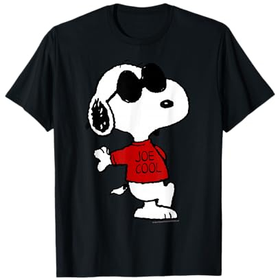 Peanuts Snoopy Joe Cool Old School Comic Geek Retro 80er 90er Jahre T-Shirt