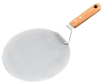 ZSREYFNB Pala per Pizza 10/12 Pollici in Acciaio Inox Pala for Pizza spatola Grande Rotonda Pala for Pizza for Cucina Forno Pizza Pane Torta trasferimento Strumenti di Cottura Pala Pizza Corta