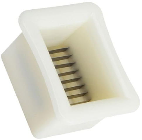 JOINPAYA Cortador de Frijoles de Acero Inoxidable 1 Pieza Herramienta para Cortar Verduras y Rebanador Multifuncional para Cocina Hogar Diseño Compacto y Protección Manual