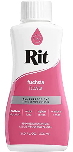 Rit Impex All Purpose Liquid Dye 236ml - Fuchsia, RITLD