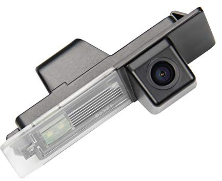 Misayaee Reversing Vehicle-Specific Camera Integrated in Number Plate Light License Rear View Backup camera for BMW 1 Series M1 E81 E87 F20 F21 116i 118i 120i 135i 640i Mini Cooper R55 R57 R60 R61