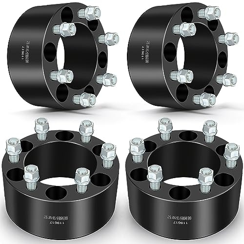 ECCPP 4PCS 6 Lug 6x139.7mm Wheel Spacers 6x5.5 to 6x5.5 3 for 1999-2014 for Chevrolet Silverado 1500 Sierra 1500 2003-2005 for Chevrolet Avalanche 1500
