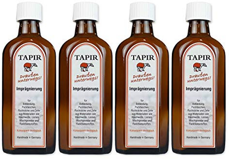 TAPIR - Draußen Unterwegs Imprägnierung - 200 ml - 4er Pack