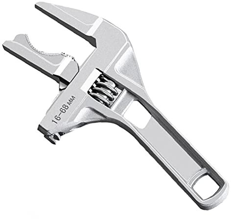 Adjustable Spanner Large Opening Wide Jaw Wrenches Bathroom Tube Hand Repair Tools,Wrench/Hand Socket Tool Set