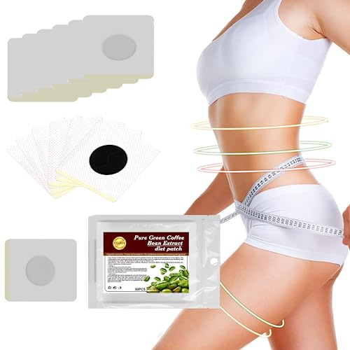 50 parches adelgazantes para adelgazar rápidamente, desintoxicación abdominal, para quemar grasa y suprimir el apetito (50)