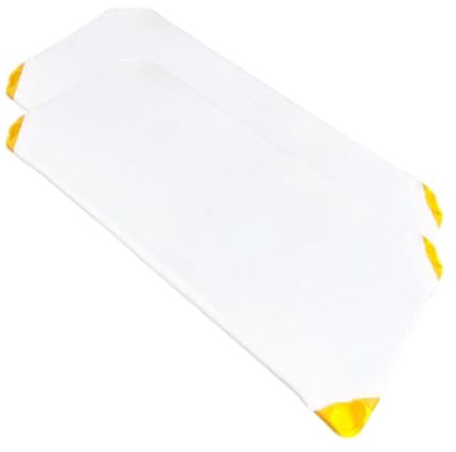 Sabana Polar Bajera para Hamaca de guarderia con 4 Gomas.Sábanas de coralina Bajeras para Cuna Apilable de Guardería.145x69cm (2Ud Blanco)