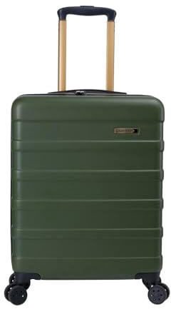Cabin Max Anode 55x40x20 Cabin Suitcase, Built in Lock, Lightweight Carry On, 8 Wheels, Wet Pocket, Suitable for Ryanair, Easyjet, Paid Hand Luggage Carry-Ons (55 x 40 x 20 cm 40l)