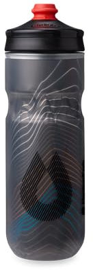 Hydrapak Polar Surge Borraccia termica per bici - Borraccia ad alto flusso, per ciclismo e sport (Black, 20oz)