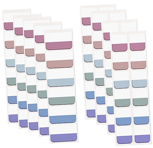 Operitacx 1satz Beschreibbaren Index-tabs Bunte Haftmarker Für Seitenmarkierungen in Schule Und Büro Vielseitige Dekorative Lesezeichen Für Notizen Und Dokumente