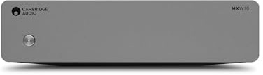Cambridge Audio MXW 70 - Compact Power Amplifier HiFi System with 70 Watts Per Channel, RCA and XLR Inputs and Hypex NCORE Class D Amplification - Lunar Grey