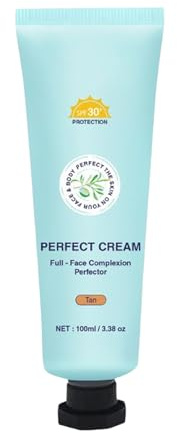 Protector solar tintado SPF 30 100 ml base de protección solar, maquillaje facial de larga duración para natación, exterior y deporte