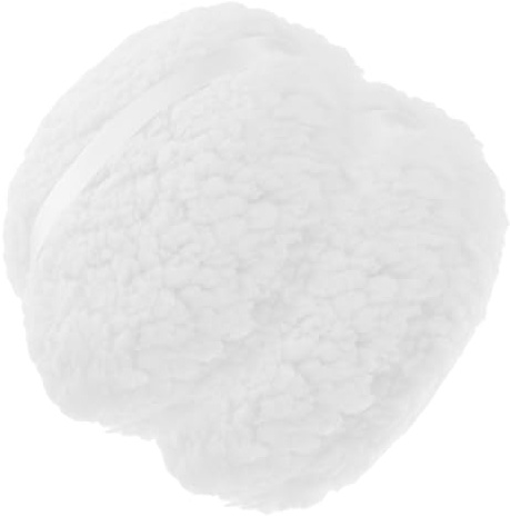 CALLARON 2piezas De Polvo De Felpa Extragrande De Suave y Larga Reutilizables Para Sensible y Cuerpo Completo Aplicador Lavable Para Polvos Corporales