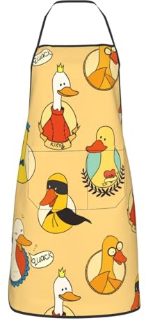 Grembiuli Oca Dei Cartoni Animati Senza Odore Grembiuli Industriali Unisex Grembiule Per Party Grigliata Pulizia
