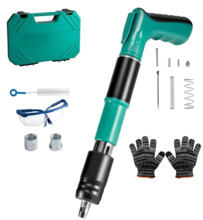 Manuelle Nagelpistole Mit Schalldämpfer Nagelpistolen Tool Kit Manuelle Nagelmaschine Stahlnagelpistole Tragbare Nagelwand Schießmaschine Befestigungswerkzeug Für Ziegelwände, Betonwände