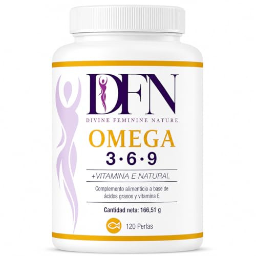 Omega 3 6 9 Cápsulas Aceite Pescados Salvajes SIN MERCURIO EPA DHA + Vitamina E – Onagra Omega3 Ácidos Grasos Esenciales No GMO Salud Cardiovascular Sin Gluten Sin Lactosa 120 Perlas