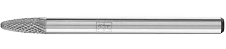 Pferd 21217593 Hartmetall-Frässtifte Form F Rundbogen 0307/3 MZ