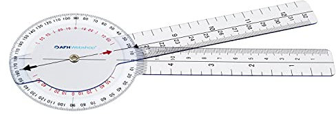 Winkelmesser | Goniometer aus Kunststoff | Typ 5
