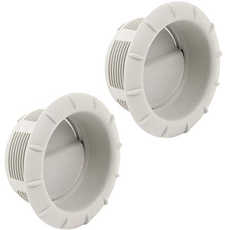 Truma Endstück Warmluftaustritt 65mm Warmluftrohre verschließbar (2X Grau)