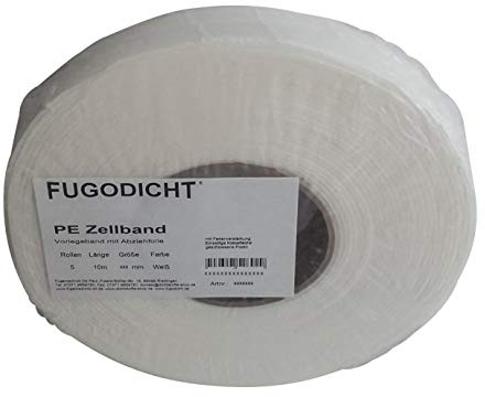 Fugodicht PE Zellband-Vorlegeband 2x9mm x 50m weiss