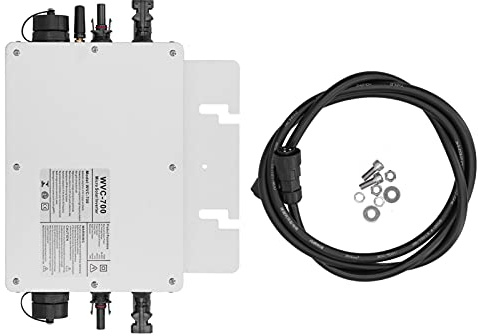 Solar Wechselrichter 700W Grid Tie Micro Inverter WiFi-Steuerung Automatische Identifizierung 120 / 230V Eingebautes Hochgenaues Messgerät Erzielen Sie eine Maximale Leistungspunktverfolgung