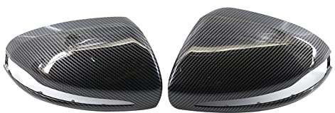 Asudaro Auto Seitentür Rückspiegel Abdeckkappe Glänzend Schwarz Seitenspiegel Abdeckkappen für W205 A205 C205 V205 S205 W257 W213 W253 Ersatz Spiegelkappe Links & Rechts Rückspiegeldeckel,1Paar