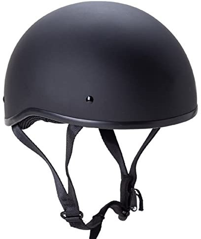 Vintage Jet Casco Nero, Caschi Scodella Motorino, Aperto Faccia Casco Uomo Donna, Casco Mezzo Moto DOT ECE Omologato, Mezzo Elmetto da Moto retrò Motorino Caschi (Size : L=(59-60cm))