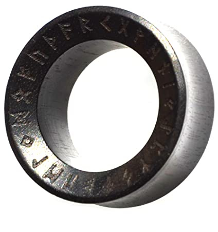 CHICNET Flesh Tunnel Holz dunkel double flared Runen Ring Gravur Plug Expander Dehner Lobe Ohr Piercing Celtic Kelten Viking Wikinger braun schwarz Damen Herren 6mm - 28mm 08 mm
