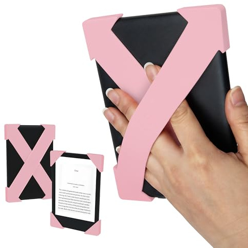 Strapsicle Handgurt für Kindles & Kobos – Passend für Paperwhite Gen 11/12 (6,8”/7”), Signature Edition – Colorsoft – 2er-Pack – Groß – Blush